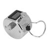 Hand Clicker Counter 4 Digit Clear Lettering Accurate Counter Clicker with Metal Shell for Row