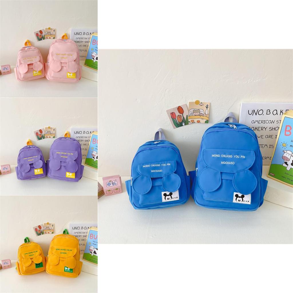 Kids Backpack With Ergonomic Shoulder Straps Durable Nylon School Bag For Preschool Daily Essentials