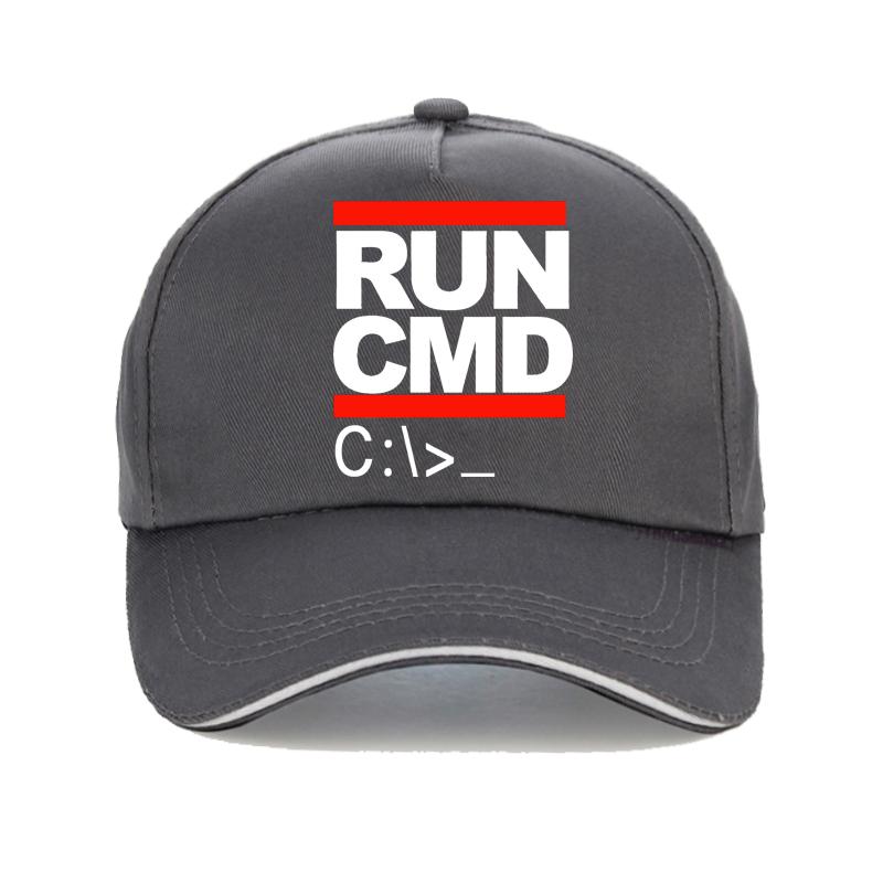 Run Cmd Computer Programmer Hat Funny Birthday Gift For Man Boyfriend Husband Summer Baseball Cap Adjustable Outdoor Sports Hats