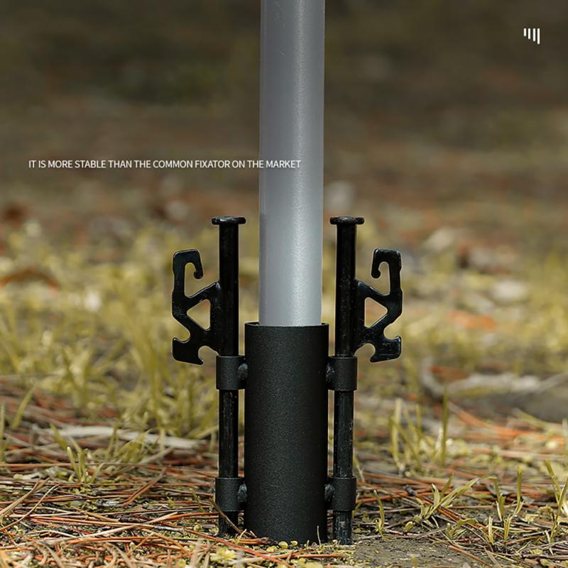 Awning Rod Holder Lightweight Rust-proof Outdoor Camping Canopy Fixed Tube Tent Pole Accessories