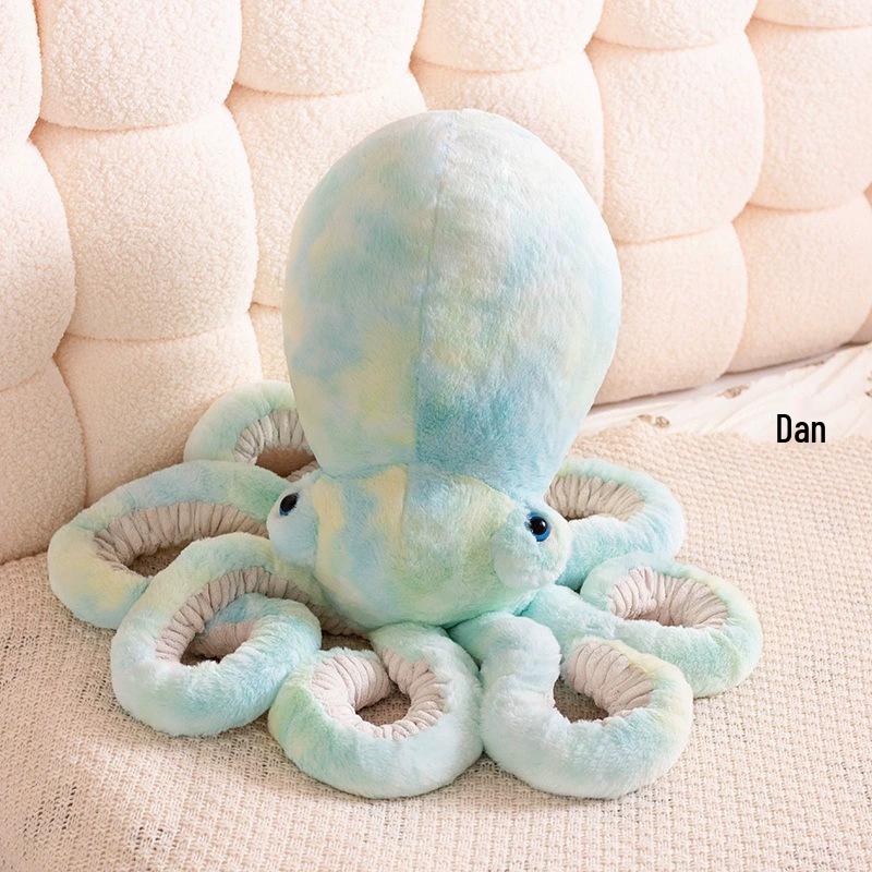 

Плюшевая игрушка осьминог тай-дай - красочная кукла и подушка для сна для детей 30cm 0.1kg