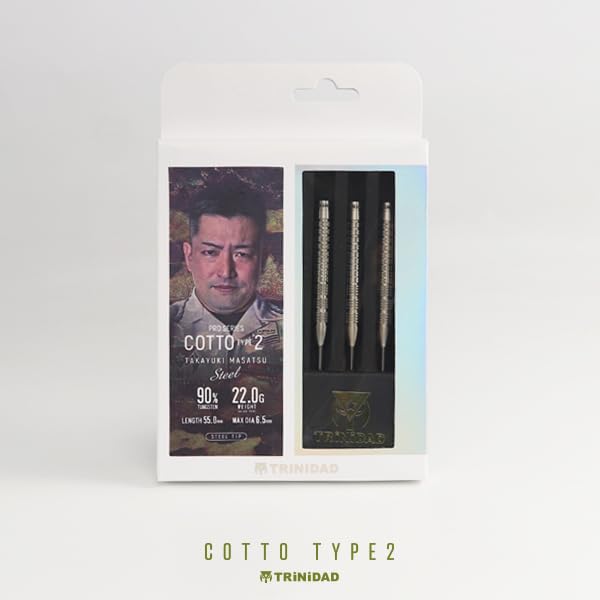 TRiNiDAD COTTO2 Steel Dart Barrel by Takayuki Masatsu Trinidad Pro COTTO2