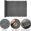 3/5/6M Balcony Shade Cloth Waterproof Balcony Privacy Screen Cloth Fencing Net  Garden Porch Pool