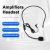 Mini Wired Headworn Microphone Clear Sound Noise Reduction Compatible with Most Amplifiers Portable Lecture Teach Headset
