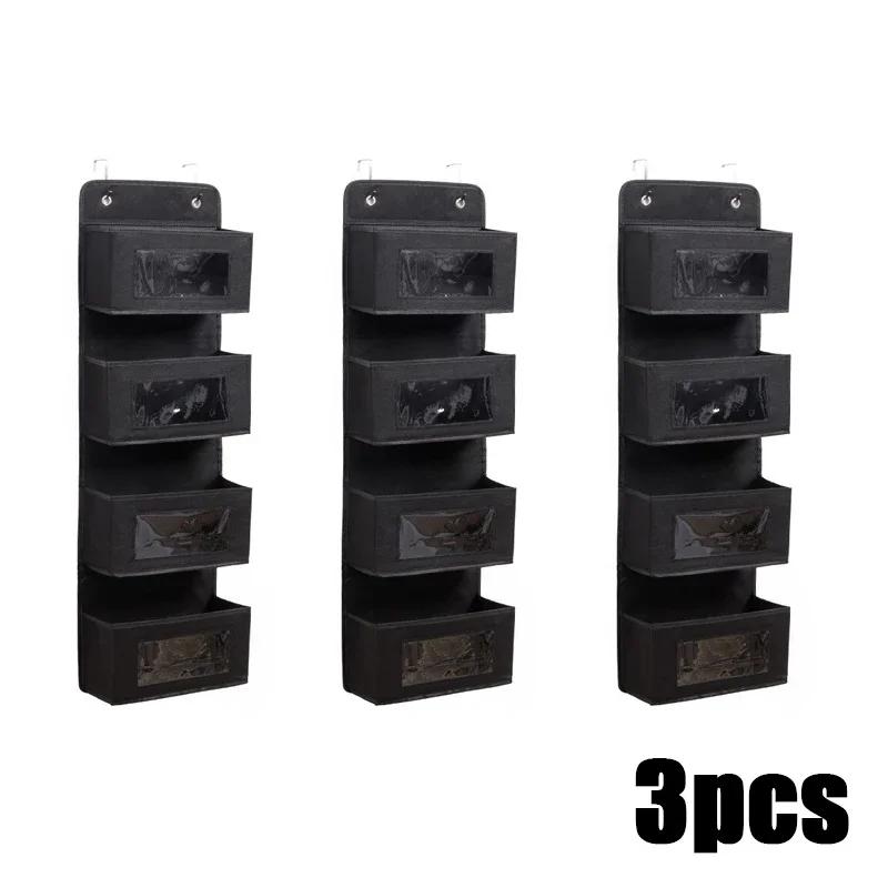 Non-woven Storage Bag Wall Hanging Wardrobe Hanging Finishing Bags Baby Diaper Bags Closet Hanger Dorm Bath Kitchen Storager