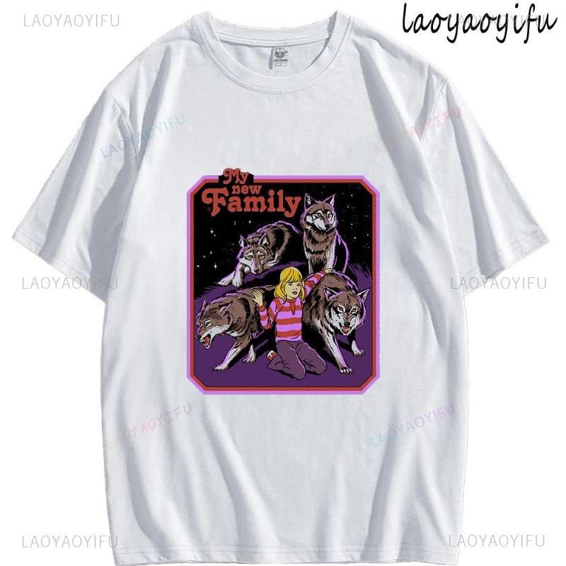 My New Family Theme 100Cotton Mens Womens Summer Shortsleev Fashion New Outdoor Clothes Casual Simple Round Neck Tee
