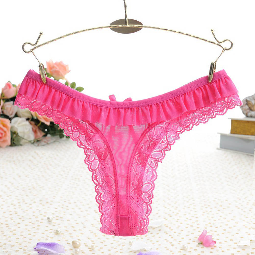 Women Sexy Lace Panties Seamless Breathable Hollow Briefs Girl Underwear