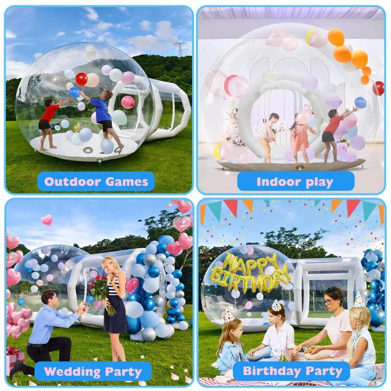 Premium Children's Outdoor Clear Dome Bubble Tent - Canopy for Parties, Weddings, Sports & Entertainment