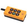 HS-6 IP65 6 Channels Industrial Electric Hoist Crane Remote Control Pushbutton Switch for CNC Winch 1Transmitter+1Receiver