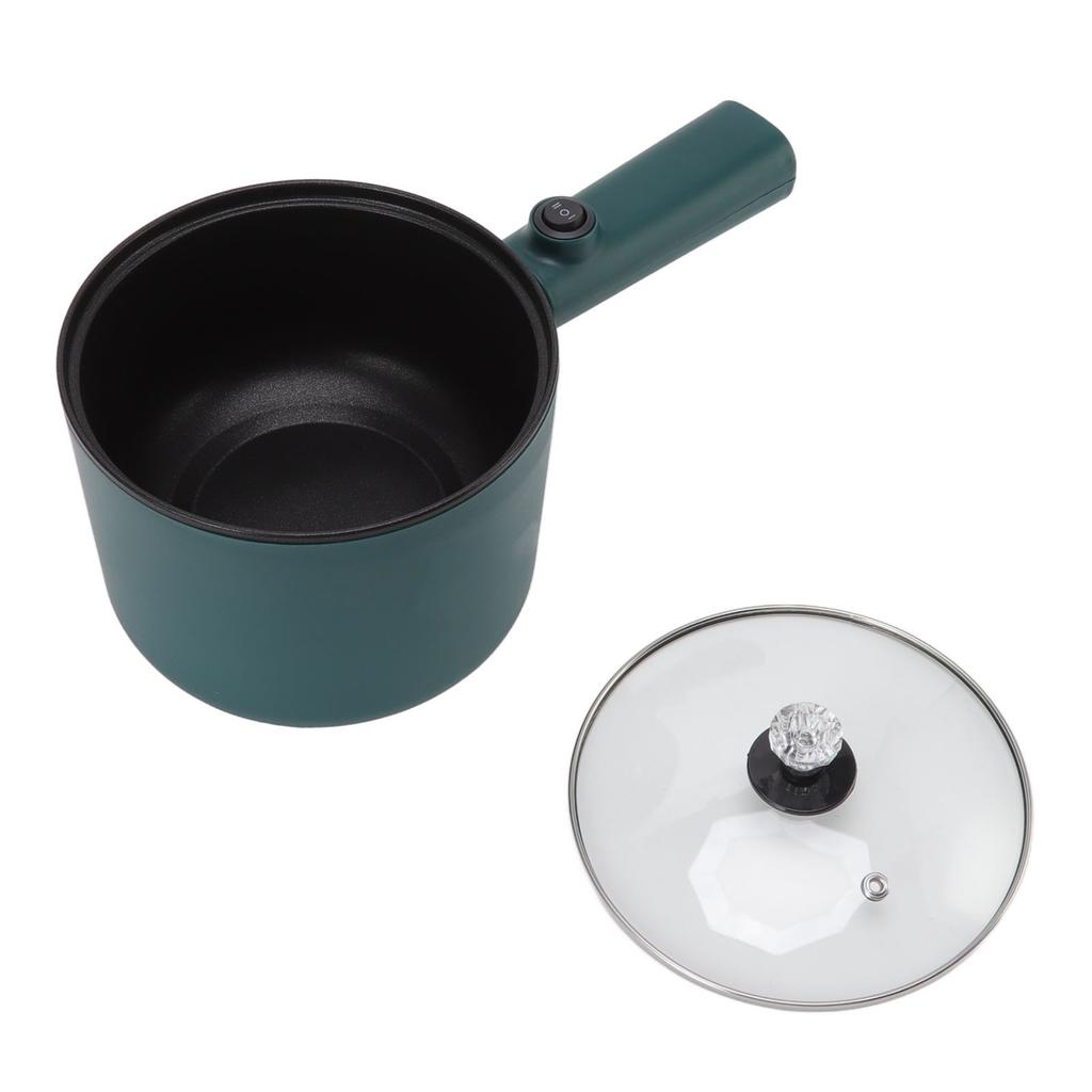 Electric Cooking Pot 1.8L Nonstick Food Grade 2 Temperature Mode 6 Function Long Handle Electric