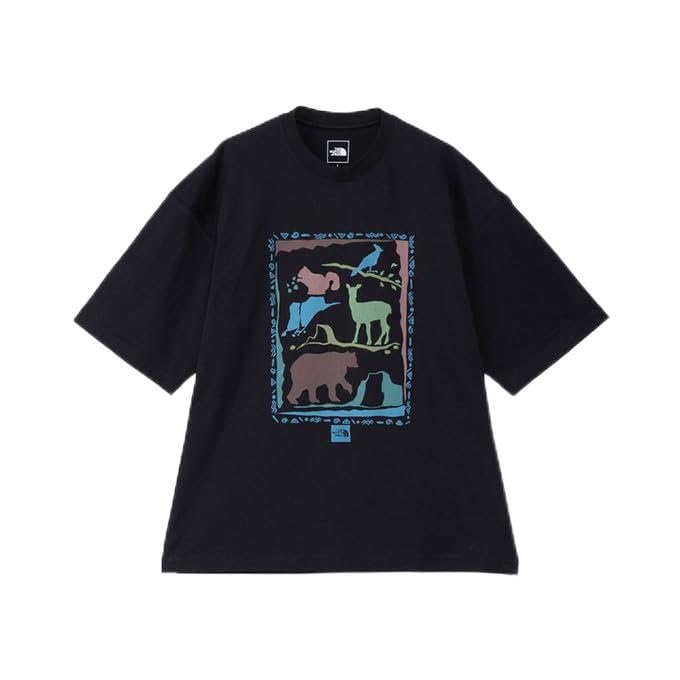 

Футболка с животным Северный Йосемити Черная L [Лицо] Короткий рукав чёрный