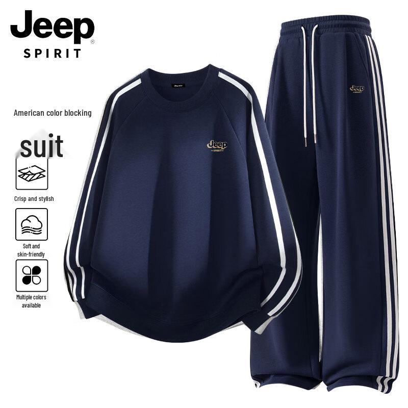 JEEP SPIRIT Men s Crew Neck Sweatshirt Tracksuit XL
