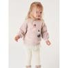 Girl Pink Elf Pullover Pure Cotton Spring and Autumn Sweater