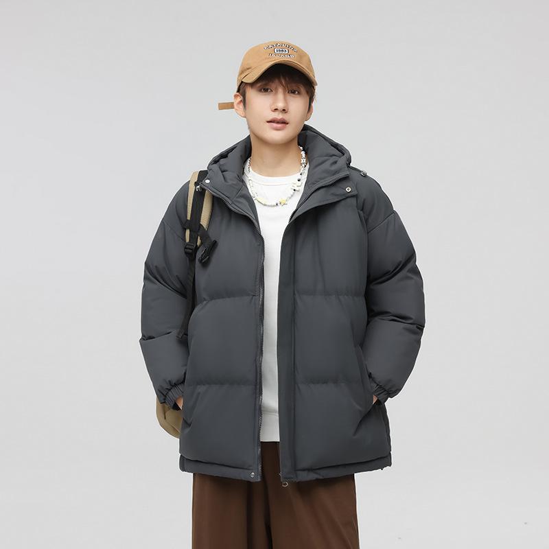 2025 New Autumn and Winter Trend Loose Thickened Men's Cotton-padded Jacket Women's Casual Couple Cotton-padded Clothing 2277