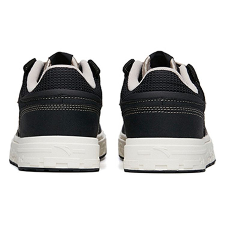 Anta Street Play Series Synthetic Leather Top Layer Cowhide Non-Slip Shock Absorbing Wear-Resistant Low-Top Skate Shoes Men sneaker 912528051F-2