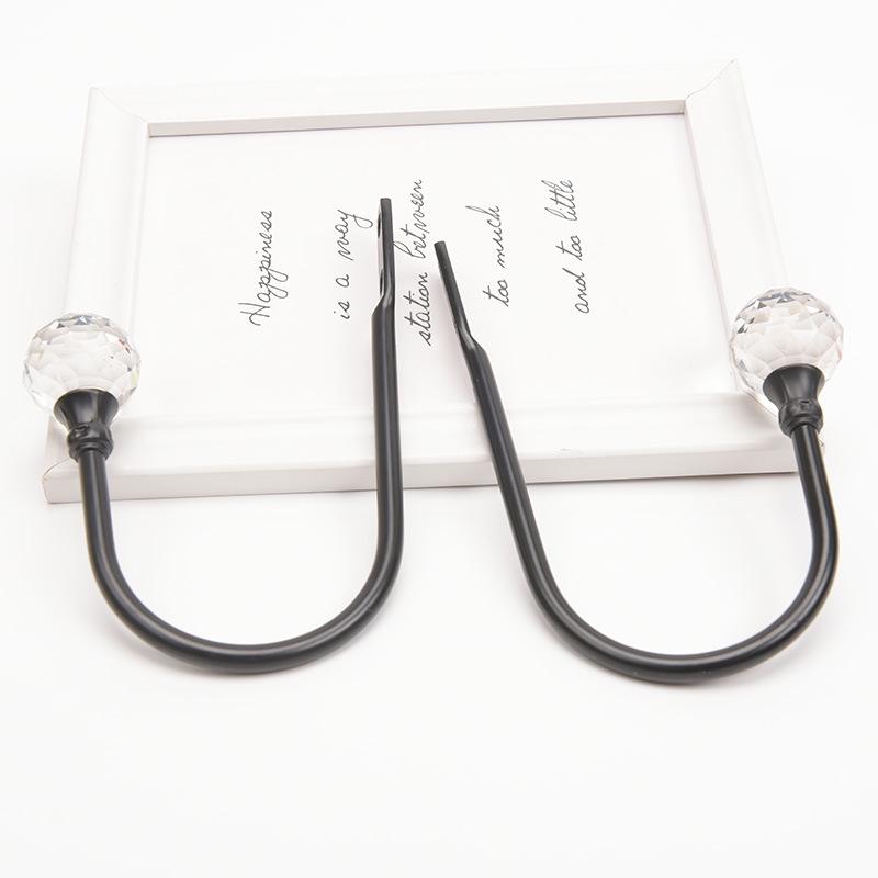 

Металлический U-образный крючок для подхвата штор - настенный аксессуар Price per 1 piece