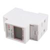 DDS2626 2P Single Phase Electronic Energy Meter LCD Display Din Rail KWH Power Meter 10(40)A(Manual Zeroing Ordinary Display)