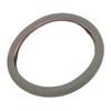 Car Steering Wheel Cover 15in Universal Fit Artificial Leather Protector for ModificationGrey
