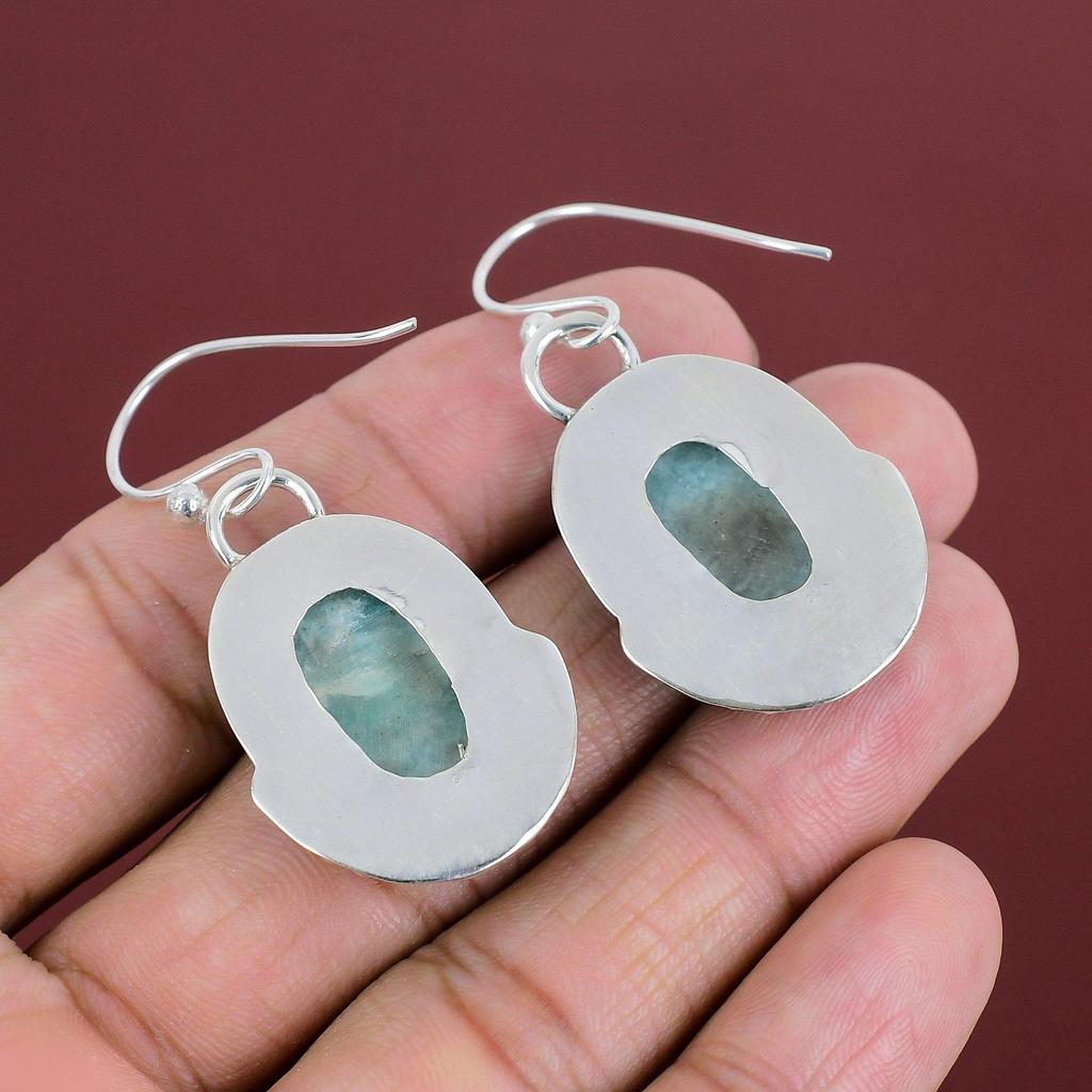 Amazonite Earring Very Pretty Gemstone Earring Handmade Jewelry 925 Sterling Silver Earring Stylish Earrings Gifts For Wife Elegant Jewelry