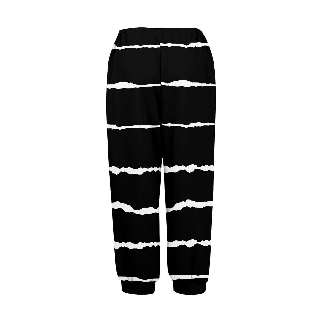 Women's Casual Fashion Home Christmas Print Plush Sweatpants