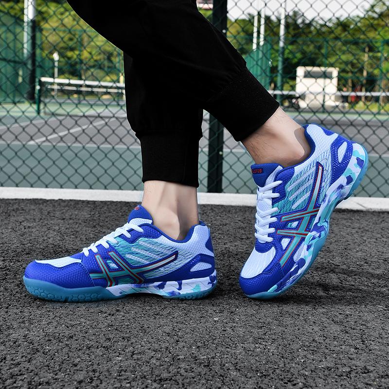 Kinder, Jugendliche und Erwachsene, hochwertige Stoßdämpfung, rutschfeste und verschleißfeste Outdoor-Badmintonschuhe, Trainingssportschuhe