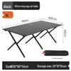 Portable Ultra-light Folding Camping Table and Chair Set for Outdoor Picnics and Barbecues