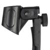 Alomejor Drum Microphone Clip 2 Pieces Adjustable Stand 180° Rotation Shockproof Mount Compatible with 18-28mm Microphones Plastic