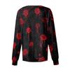 Women's Casual Fashion Single Breasted  Halloween Graphic Printed Nurses Tops