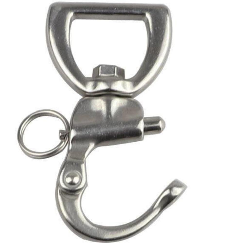 4 PCS Stainless Steel Swivel Spring Release Buckle Webbing Release Buckle 360 Degree Swivel Release Buckle