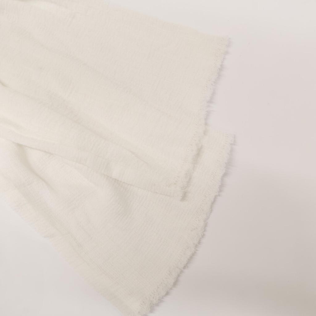 FRAMeWORK Excellent condition 25040220772020 Cotton Crepe Henley Dress dress 38 whiteUsed