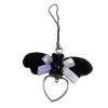 Cute Cellphones Strap Adorable Angel Wing Heart Phone Chain Vintage Keychains Pendant for Fashionable Individuals