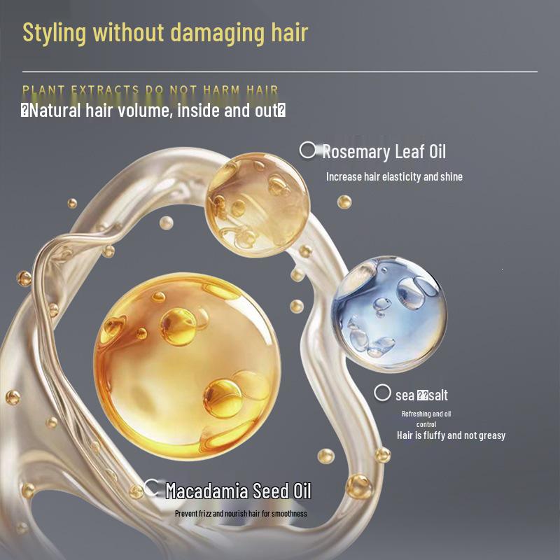 PEACHJO+ Men's Matte Hair Spray: Refreshing, Fluffy Hold for Professional Styling