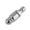 Water Jet High Pressure Sprayer Nozzle Clean Sewer 1/4" Stainless Steel Pressure Washer Quick Plug Drain Hose Nozzle Tool