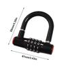 Lock For Bike Padlock With Code Waterproof Padlock Anti-Theft Bike Locker For Backpack Men Women Travel Outdoor Motorcycle