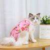 1Pcs Breathable Dog Cats Jumpsuit Pet Supplies  Cartoon Cat Sterilisation Clothes Print Anti-Scratch Pet Surgery Suit