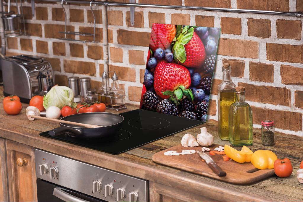 GLAS-SCHNEIDEBRETT 45x52 ERDBEEREN