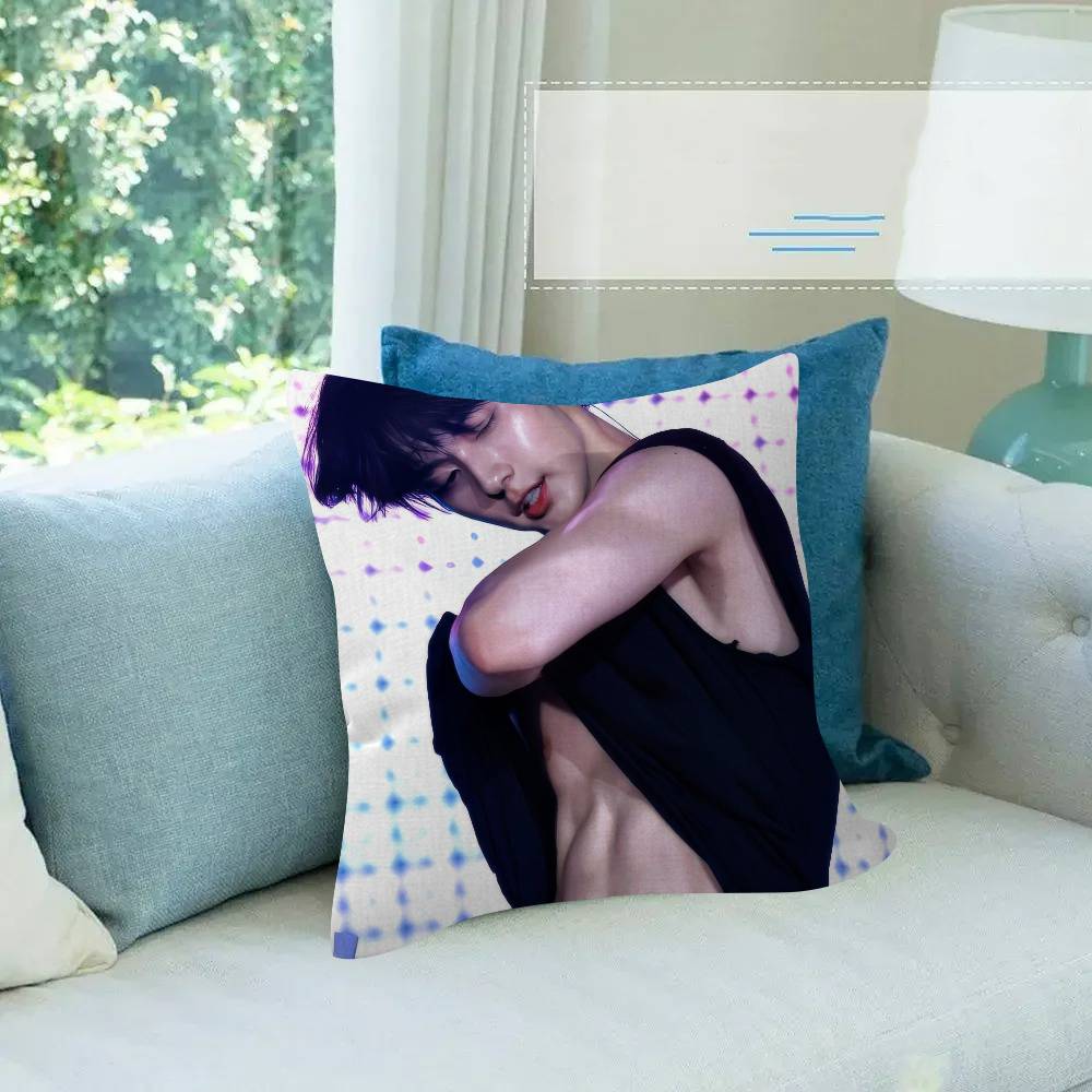 Kpop Group TxT Soobin   Personalized Pillow Dust Cover Bedroom Kids Party Decoration Pillowcase Birthday Children Gift
