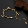 Original designer 18K Gold   Copper romantic Heart Bracelets for Women Wedding Couple Gift 18+5cm streetwear jewelry
