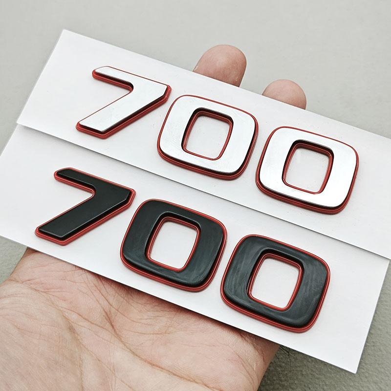 New 3D Color Blocking Car Sticker Logo 700 EDITION Nameplate MGK76 Badge Emblem For AMG G Series BRABUS G63 G65 G55 Auto Accessories