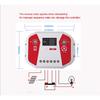 LCD Display Solar Charge Controller 60A Compatible with 12V 24V 48V Battery Systems Automatic Voltage Detection