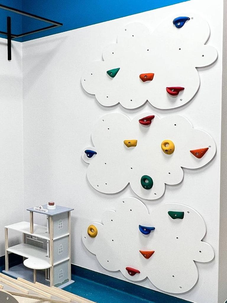 Climbing Wall Cloud 3 White - Coloured Grips
