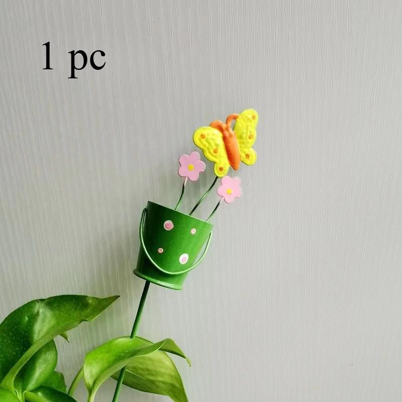 Butterfly Garden Stakes Colorful Metal Ornaments for Outdoor Decor,Patio&Lawn Flower Pot Accents Desk Decoration,Christmas Decor