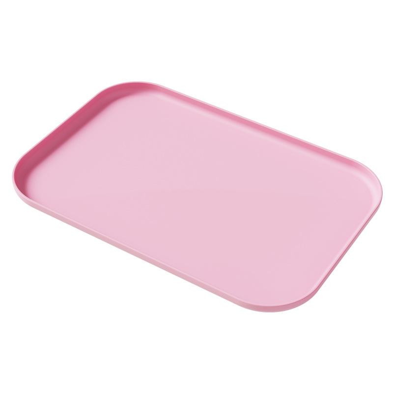 Tapis de table enfant Tapis de comptoir de cuisine imperméable Tapis pour machine à café avec rebord Tapis d'alimentation pour animaux de compagnie multifonctionnel en silicone rose