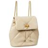 Tory Burch Kira Classic Diamond Pattern Leather Mini Backpack Women Backpacks Beige 170485-250
