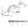 Hs5157 Front Mount Hydraulic Steering Cylinder Seal Kit With Pin Wrench Compatible For Seastar