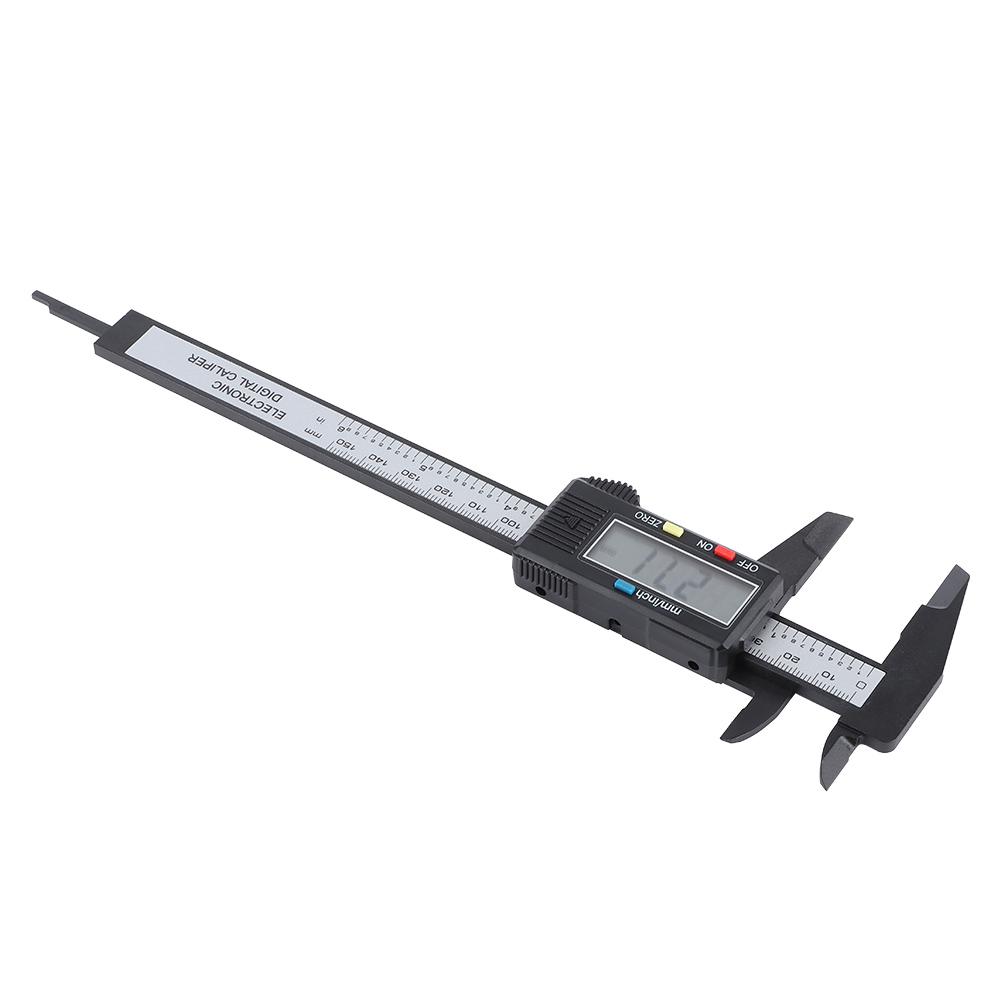 150mm Black Electronic LCD Display Vernier Caliper Ruler Gauge Scribing Measuring Tools