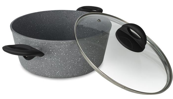 Stonite Ceramic-Coated Pot 24 Cm + Free Lid