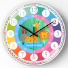 8-inch 20cm Early Childhood Education Children Cartoon Wall Clock Children's Room Creative Digital Enlightenment Mute Learning Clock