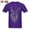 Tshirt Donnie Darko T Shirt Men Black Tshirt Suspicion Science Fiction Tops Tees Tony Vintage Cotton Streetwear Thriller Movie