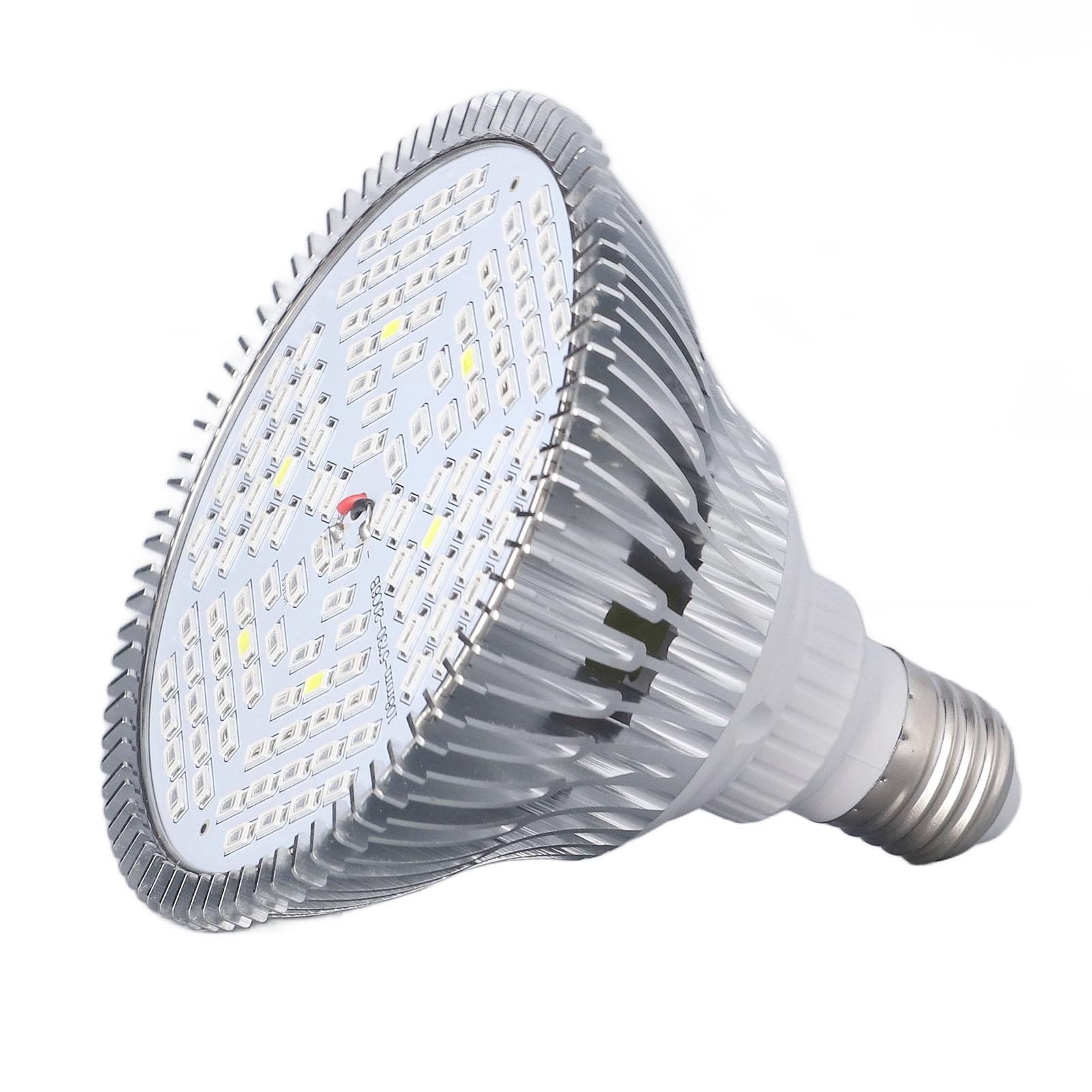 

LED Grow Lamp Bulb E27 Low Power Consumption Full Spectrum Low Heat Generation LED Plant Growth Lamp Bulb 85‑265V 80W,